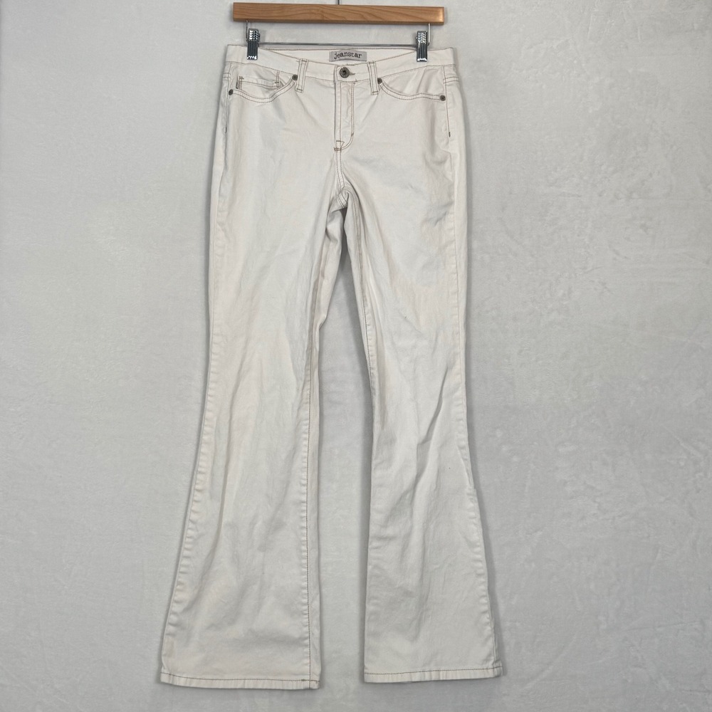 Jeanstar White Flare Leg Jeans Size 6